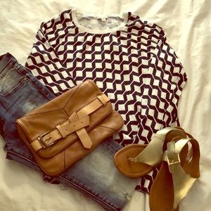 Gap navy and white sweater size M